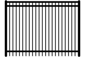 Majestic Flat Top Ornamental Iron Fence