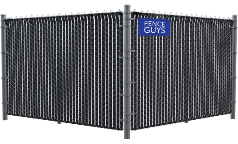 Chain Link with Privacy Slats