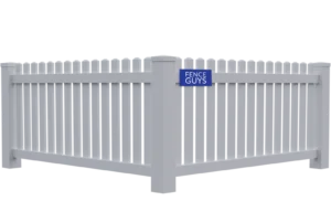 Classic Picket Vinyl Fence | Fence Guys
