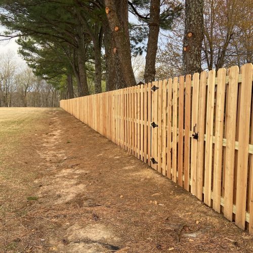 Cedar Shadowbox Privacy Fence | Fence Guys in Rogers, AR